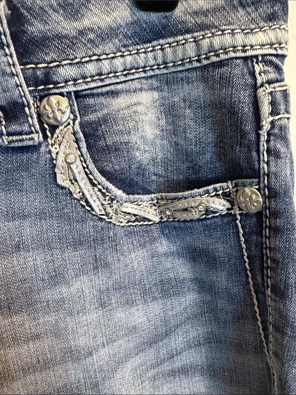 Miss Me Women's Light Blue Bootcut Jeans - Picture 3 of 13